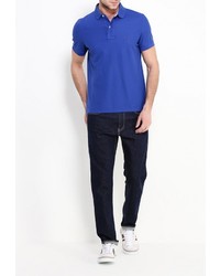 Мужская синяя футболка-поло от Tommy Hilfiger