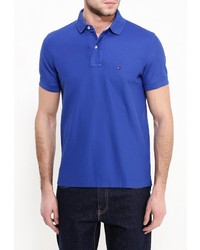 Мужская синяя футболка-поло от Tommy Hilfiger