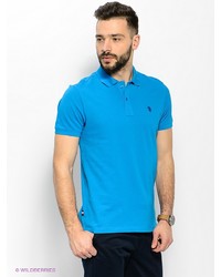 Мужская синяя футболка-поло от U.S. Polo Assn.