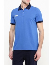 Мужская синяя футболка-поло от Umbro