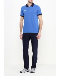Мужская синяя футболка-поло от Umbro