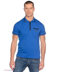Мужская синяя футболка-поло от Voi Jeans