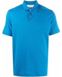 Мужская синяя футболка-поло от Z Zegna