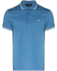 Мужская синяя футболка-поло от Zegna