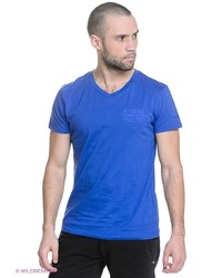 Мужская синяя футболка с v-образным вырезом от CMP