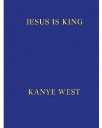 Мужская синяя футболка с длинным рукавом с принтом от Kanye West
