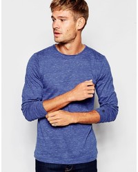 Мужская синяя футболка с длинным рукавом от Esprit