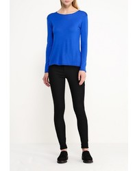 Женская синяя футболка с длинным рукавом от Influence