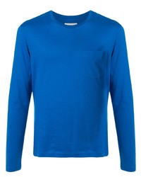 Мужская синяя футболка с длинным рукавом от Kent & Curwen