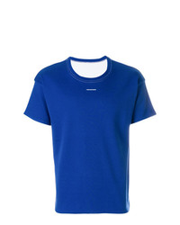 Мужская синяя футболка с круглым вырезом с принтом от Alyx