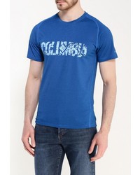 Мужская синяя футболка с круглым вырезом с принтом от Columbia