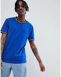 Мужская синяя футболка с круглым вырезом с принтом от DC Shoes