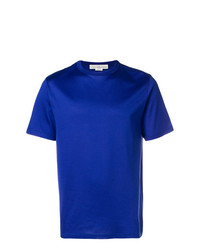 Мужская синяя футболка с круглым вырезом с принтом от Golden Goose Deluxe Brand