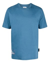 Мужская синяя футболка с круглым вырезом с принтом от Izzue