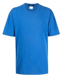 Мужская синяя футболка с круглым вырезом с принтом от Ksubi