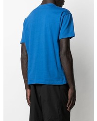 Мужская синяя футболка с круглым вырезом с принтом от Kappa
