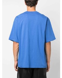 Мужская синяя футболка с круглым вырезом со звездами от Undercover