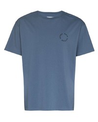 Мужская синяя футболка с круглым вырезом от 7 days active