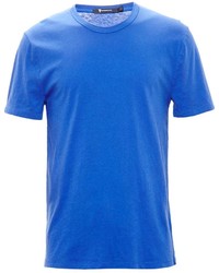 Мужская синяя футболка с круглым вырезом от Alexander Wang