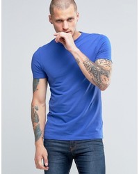 Мужская синяя футболка с круглым вырезом от Asos