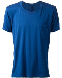 Мужская синяя футболка с круглым вырезом от Attachment