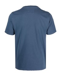 Мужская синяя футболка с круглым вырезом от AUTRY