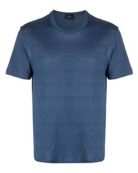 Мужская синяя футболка с круглым вырезом от Brioni