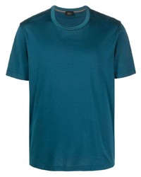 Мужская синяя футболка с круглым вырезом от Brioni