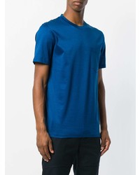 Мужская синяя футболка с круглым вырезом от Lanvin