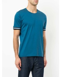 Мужская синяя футболка с круглым вырезом от Cerruti 1881