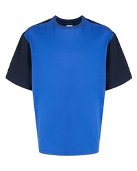 Мужская синяя футболка с круглым вырезом от Coohem