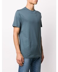 Мужская синяя футболка с круглым вырезом от Sunspel