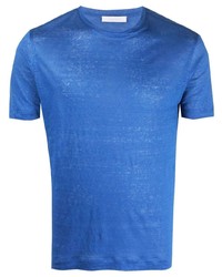 Мужская синяя футболка с круглым вырезом от Cruciani