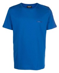 Мужская синяя футболка с круглым вырезом от Dondup