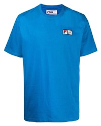 Мужская синяя футболка с круглым вырезом от Fila