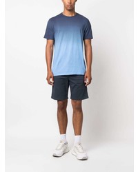 Мужская синяя футболка с круглым вырезом от Sun 68