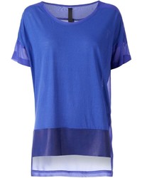 Женская синяя футболка с круглым вырезом от Ilaria Nistri