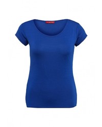 Женская синяя футболка с круглым вырезом от Influence