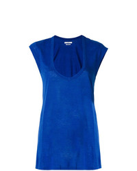 Женская синяя футболка с круглым вырезом от Isabel Marant Etoile