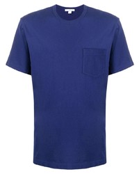 Мужская синяя футболка с круглым вырезом от James Perse