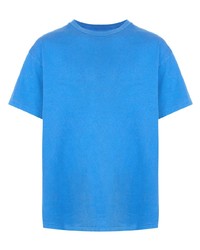 Мужская синяя футболка с круглым вырезом от John Elliott