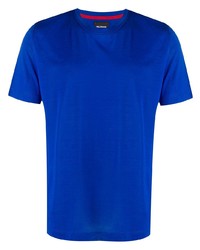 Мужская синяя футболка с круглым вырезом от Kiton