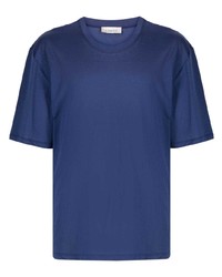 Мужская синяя футболка с круглым вырезом от Laneus