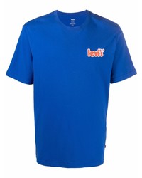 Мужская синяя футболка с круглым вырезом от Levi's