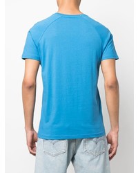 Мужская синяя футболка с круглым вырезом от K-Way