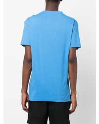 Мужская синяя футболка с круглым вырезом от Viktor & Rolf