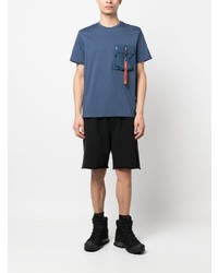 Мужская синяя футболка с круглым вырезом от Parajumpers