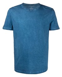 Мужская синяя футболка с круглым вырезом от Majestic Filatures