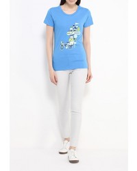 Женская синяя футболка с круглым вырезом от North Face