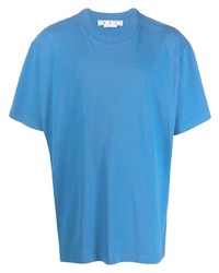 Мужская синяя футболка с круглым вырезом от Off-White
